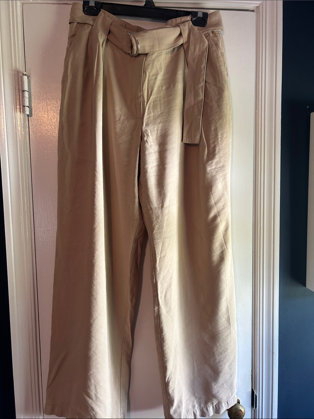 High-Waist Wide-Leg Women’s Pants LOFT Outlet size 12